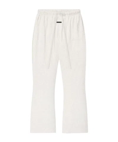 Essentials Drawstring-fastening Track Pants In White
