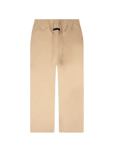 Essentials Drawstring-fastening Trousers In Brown