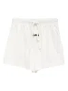 Essentials Drawstrings Shorts In White