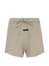Essentials Drawstring-waist Shorts In Neutral