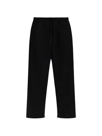 Essentials Drawstring-waist Track Pants In Black