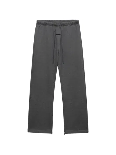 Essentials Drawstring-waist Track Pants In Gray