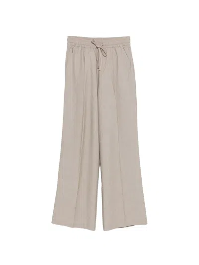 Essentials Drawstring-waist Trousers In Neutral