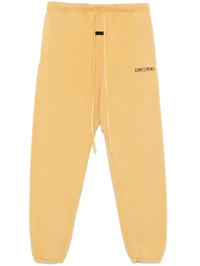 Essentials Drop-crotch Track Pants In Yellow