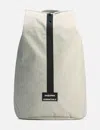 Essentials Logo-patch Zip-up Backpack In Beige/米色/베이지/ベージュ