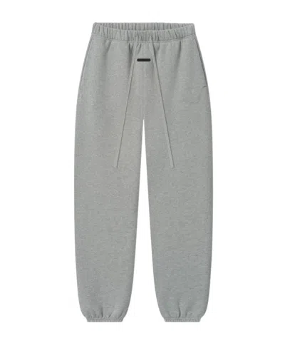 Essentials Elastic Waist Sports Pants In Gray