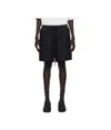 Essentials Elastic Waistband Shorts In Black