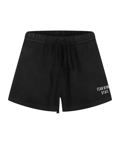 Essentials Elastic Waistband Shorts In Black