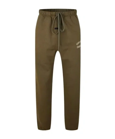 Essentials Elastic Waistband Track Pants In Green