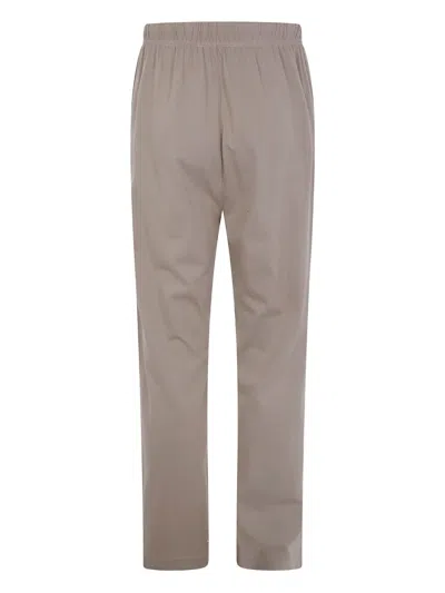 Essentials Elastic-waistband Trousers In Brown