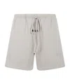 Essentials Elasticated Drawstring-waist Shorts In Gray