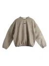 Essentials Elasticated-hem Sweatshirt In Neutral