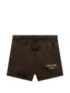 Essentials Elasticated Shorts In Brown