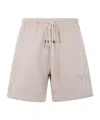 Essentials Elasticated-waistband Shorts In Neutral