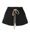 Essentials Emblem Patch Shorts In Black