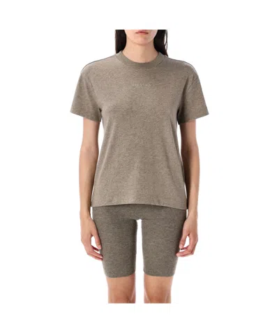 Essentials Emblem Patch T-shirt In Brown