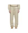 Essentials Emblem Patch Tracksuit Pants In Neutral