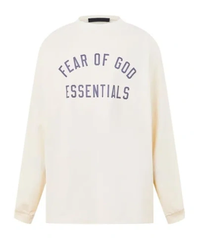Essentials Emblem Printed T-shirt In White