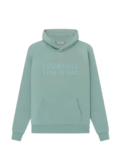 Essentials Embossed Hoodie In Green