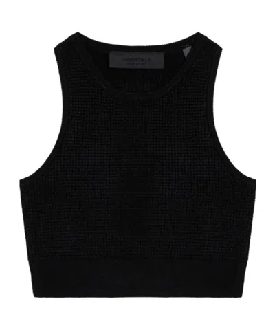 Essentials Embossed Logo Knit Vest