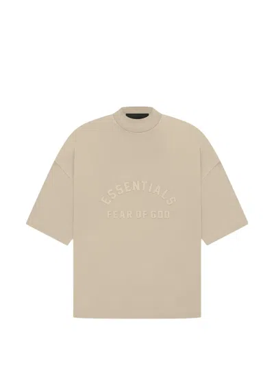 Essentials Embossed Short-sleeve T-shirt In Neutral