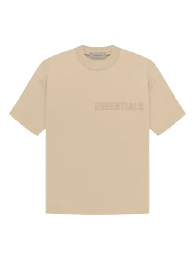 Essentials Embossed Ss Tee T-shirt In Neutral