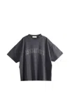 Essentials Embossed T-shirt In Gray