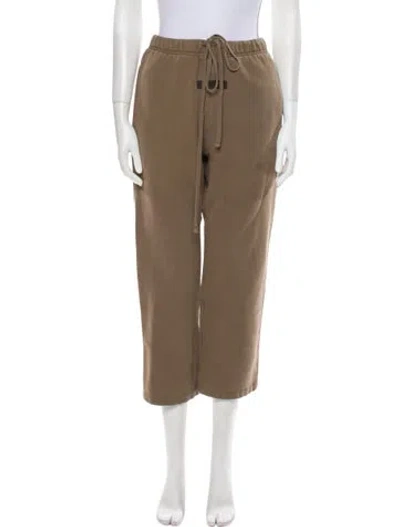 Pre-owned Essentials Embroidered Accent Sweatpants In Neutral