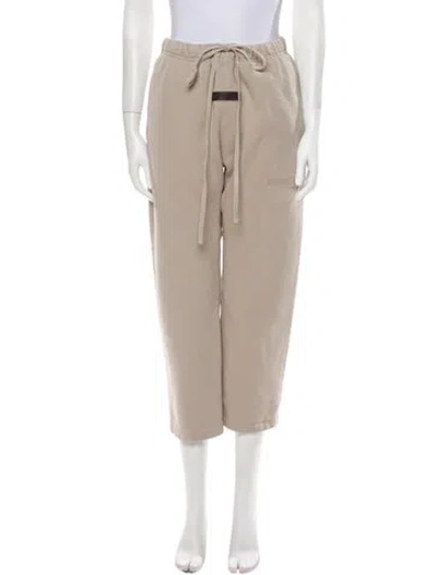 Pre-owned Essentials Embroidered Accent Sweatpants In Neutral