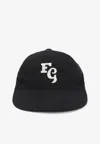 Essentials Embroidered Fg Wool Cap In Neutral