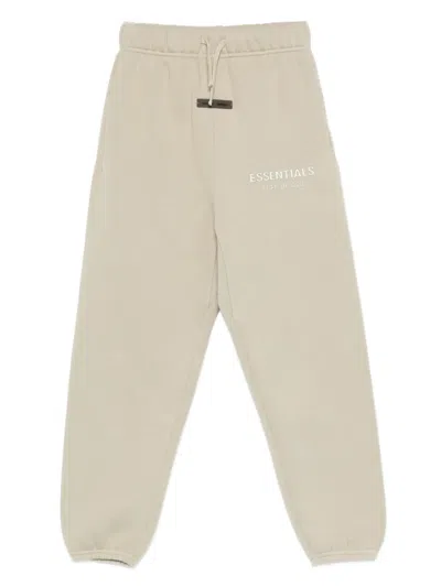 Essentials Embroidered-logo Joggers In Neutral