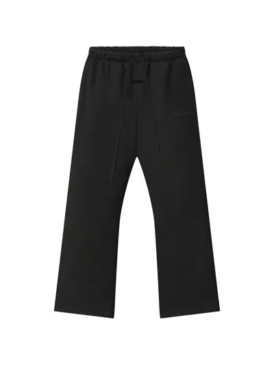 Essentials Embroidered Track Pants In Black