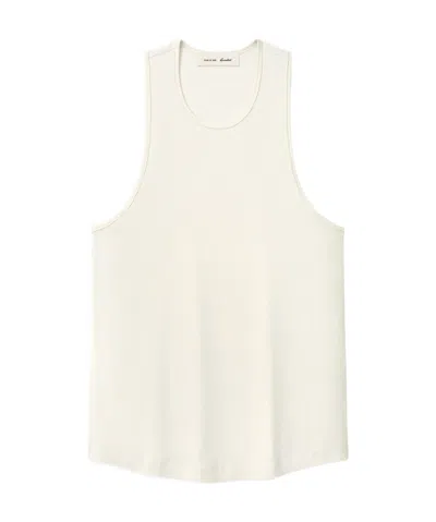 Essentials Essential Ribbed Tank Top In White