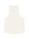 Essentials Essential Ribbed Tank Top In White