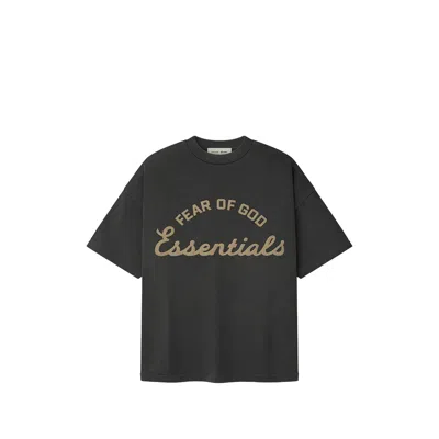 ESSENTIALS FADED BLACK T-SHIRT