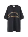 Essentials Faded Black T-shirt In Multi