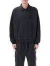 Essentials Fear Of God  Fear Of God  Black Embroidered Polo In Black