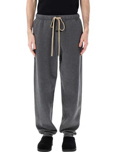Essentials Fear Of God Classic Relaxed Fit Sweatpants - Size L In Charcoal Heather