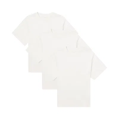 Pre-owned Essentials Fear Of God  3 Pack Short-sleeve Tees 'white'