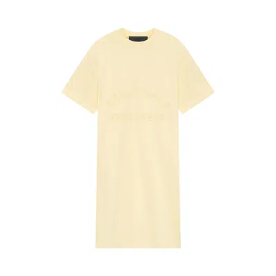 Pre-owned Essentials Fear Of God  3/4 Sleeve Dress 'garden Yellow' | Kid's Size 10