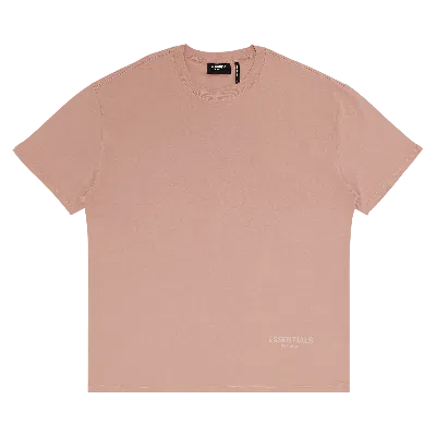 Pre-owned Essentials Fear Of God  3m Logo Boxy T-shirt 'blush' In Pink