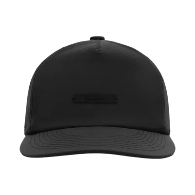 Pre-owned Essentials Fear Of God  5 Panel Nylon Hat 'vintage Black' | Men's Size S/m