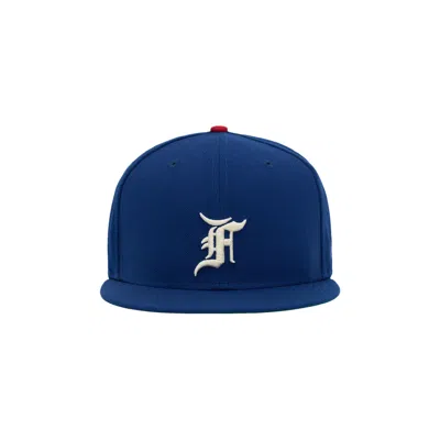Pre-owned Essentials Fear Of God  59fifty Cap 'chicago Cubs' | Blue | Men's Size 7.25