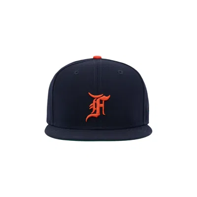 Pre-owned Essentials Fear Of God  59fifty Cap 'detroit Tigers' | Blue | Men's Size 7.25