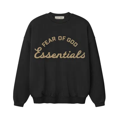 Pre-owned Essentials Fear Of God  90's Crewneck Sweatshirt 'faded Black' | Men's Size M