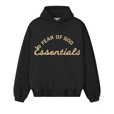 Pre-owned Essentials Fear Of God  90's Hoodie 'faded Black' | Men's Size Xxl