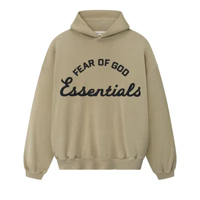 Pre-owned Essentials Fear Of God  90's Hoodie 'faded Dune' | Brown | Men's Size Xxl