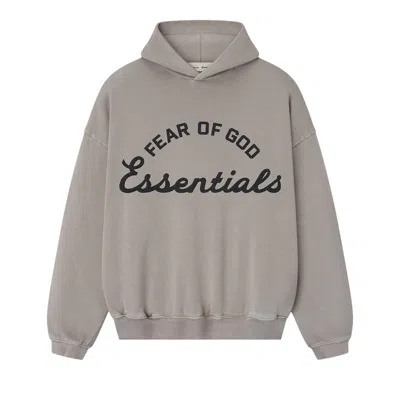 Pre-owned Essentials Fear Of God  90's Hoodie 'faded Seal' | Grey | Men's Size Xxl In Gray
