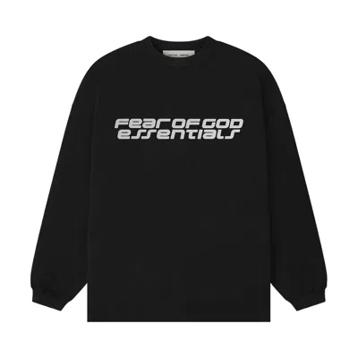 Pre-owned Essentials Fear Of God  90's Long-sleeve Tee 'vintage Black' | Men's Size Xs