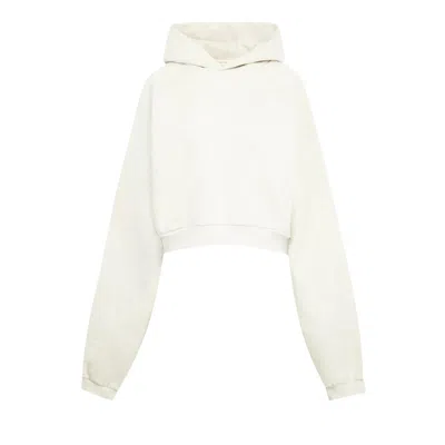 Pre-owned Essentials Fear Of God  90's Raglan Hoodie 'oatmeal Heather' | Cream | Women's Size L In White
